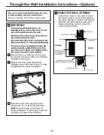 Предварительный просмотр 15 страницы GE ASH08 Owner'S Manual And Installation Instructions