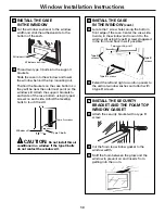 Предварительный просмотр 13 страницы GE ASH10 Owner'S Manual And Installation Instructions