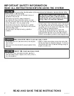 Preview for 2 page of GE ASH109CRAWA Installation Instructions Manual