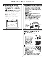 Preview for 11 page of GE ASH12AL Owner'S Manual And Installation Instructions