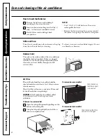 Предварительный просмотр 8 страницы GE ASM12 Owner'S Manual & Installation Instructions