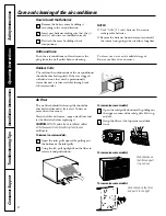 Preview for 8 page of GE ASR05 Owner'S Manual And Installation Instructions