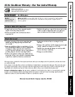 Preview for 17 page of GE ASR05 Owner'S Manual And Installation Instructions