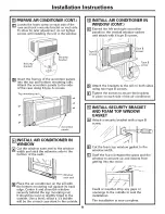 Preview for 9 page of GE ASS05 Owner'S Manual And Installation Instructions