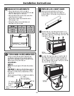 Preview for 11 page of GE AST05LK Owner'S Manual And Installation Instructions