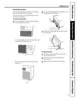 Preview for 9 page of GE ASTD5 and Owner'S Manual And Installation Instructions
