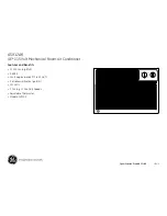 Preview for 2 page of GE ASV12AK Dimensions And Installation Information