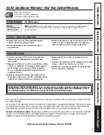 Preview for 15 page of GE ASW05 Owner'S Manual And Installation Instructions