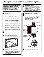 Preview for 15 page of GE ASW10 Owner'S Manual And Installation Instructions