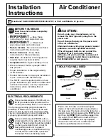 Preview for 9 page of GE ASW10AL Owner'S Manual And Installation Instructions