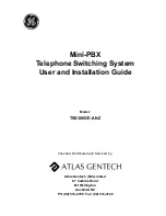 GE ATLAS GENTECH TSS308GE-A NZ User And Installation Manual preview