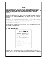 Preview for 6 page of GE ATLAS GENTECH TSS308GE-A NZ User And Installation Manual