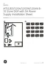 GE ATS1203 Installation Sheet preview
