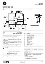 Preview for 1 page of GE ATS1340 Manual