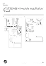 Предварительный просмотр 1 страницы GE ATS7310 Installation Sheet