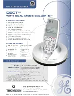 GE AU21830GE3 Specifications предпросмотр