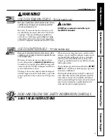 Preview for 3 page of GE AUV05 Owner'S Manual And Installation Instructions