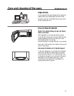 Предварительный просмотр 21 страницы GE AVM4160 Use And Care Manual