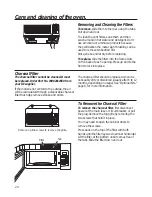 Предварительный просмотр 24 страницы GE AVM4160 Use And Care Manual