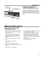 Предварительный просмотр 25 страницы GE AVM4160 Use And Care Manual