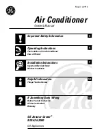 GE AVP12 Owner'S Manual предпросмотр