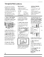 Preview for 10 page of GE AVV15 Use And Care & Installation Manual