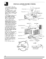 Preview for 8 page of GE AVV18 Use And Care & Installation Manual