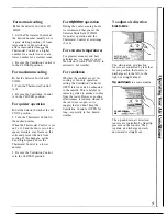 Preview for 5 page of GE AVX06 Use And Care & Installation Manual