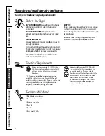 Preview for 8 page of GE AVX07 Owner'S Manual And Installation Instructions