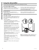 Preview for 6 page of GE AWHR50 Owner'S Manual