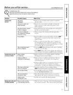 Предварительный просмотр 21 страницы GE AZ38H09DABM2 and Owner'S Manual And Installation Instructions