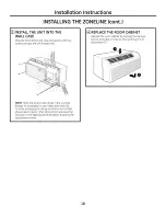 Предварительный просмотр 18 страницы GE AZ61H12DAB Owner'S Manual And Installation Instructions