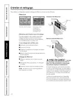 Предварительный просмотр 34 страницы GE AZ61H12DAB Owner'S Manual And Installation Instructions