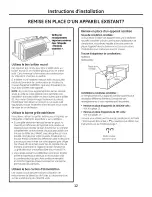 Предварительный просмотр 36 страницы GE AZ61H12DAB Owner'S Manual And Installation Instructions