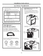 Preview for 11 page of GE AZ75E09DAC Owner'S Manual And Installation Instructions