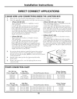 Preview for 13 page of GE AZ75H12EACM1 and Owner'S Manual And Installation Instructions