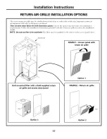 Preview for 17 page of GE AZ75H12EACM1 and Owner'S Manual And Installation Instructions