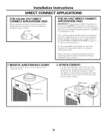 Предварительный просмотр 12 страницы GE AZ75W18DACM1 and Owner'S Manual And Installation Instructions