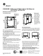 Предварительный просмотр 1 страницы GE B420DR Datasheet