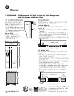 Preview for 4 page of GE B480DR Dimensions And Clearances