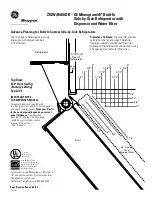 Preview for 5 page of GE B480DR Dimensions And Clearances