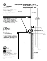 Preview for 6 page of GE B480DR Dimensions And Clearances