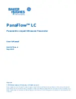 Preview for 3 page of GE Baker Hughes PanaFlow LC XMT1000 User Manual