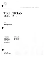 GE BCS42CK Technician Manual preview