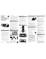 GE BedroomPhone 00004548 User Manual preview