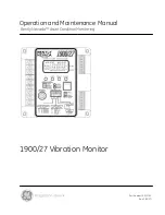 Preview for 1 page of GE Bently Nevada 1900/27 Operation And Maintenance Manual