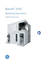 GE Biacore X100 Operating Instructions Manual предпросмотр