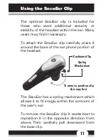 Preview for 11 page of GE Bluetooth Headset 86712 Product Manual