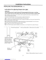 Preview for 27 page of GE Bottom Freezer Refrigerators Owner'S Manual And Installation Instructions