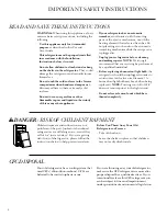 Preview for 4 page of GE Bottom Mount Built-In Refrigerators Use And Care Manual